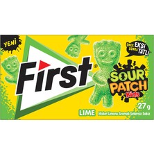 First Sour Patch Lime Şekersiz Sakız 27 G (6'li Paket)
