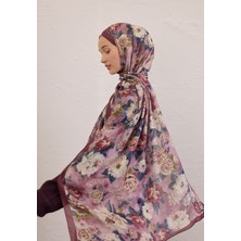 Fresh Scarfs Magnolia Desen Rami Şal Gül Kurusu