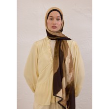 Fresh Scarfs Color Waves Desen Rami Şal Haki
