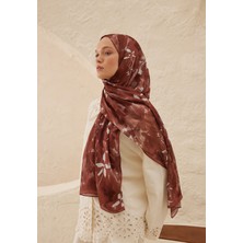 Fresh Scarfs Lizzy Desen Rami Şal Ağaç Kabuğu