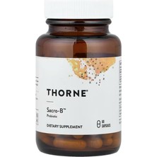 Thorne (Özelsporcugıdaların'dan !!) Sacro-B  Saccharomyces Boulardii  60 Capsul.orj Abd Menşei.