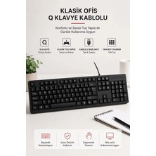 Kam Concept Ofis Q Klavye Siyah