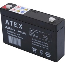 Epilons Atex Ax6-7 6V 7AH Akü