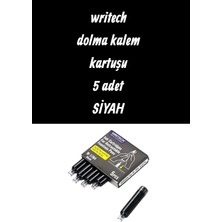 Seyfi Kırtasiye Writech Dolma Kalem Kartuşu 5 Adet Siyah