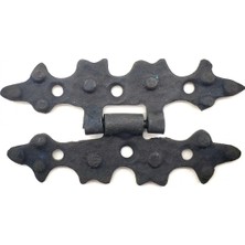 Herşey Trend Antika Tarz Dekoratif Pirinç Yıldız Menteşe - 84X44 Mm, Oksit