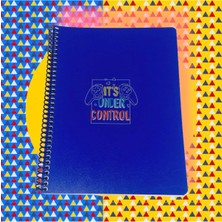 Seyfi Kırtasiye 16X22 cm 80 Yaprak Çizgisiz Plastik Kapak Telli Defter 60 Gram Beyaz Sayfa