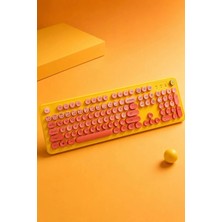 Kam Concept Turuncu Wireless Klavye 2.4ghz Ergonomik Q Klavye Turuncu