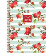 Seyfi Kırtasiye 17X24 cm Telli 100 Yaprak Çizgisiz Krem Renk Kağıt Sert Karton Kapak Defter