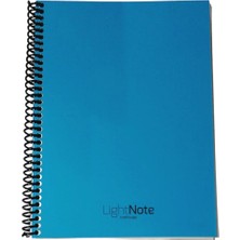 Seyfi Kırtasiye 16X22 cm Çizgisiz 60 Yaprak Telli Plastik Kapak Hafif Defter Light Book Krem Renk Kağıt