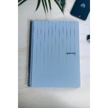 Seyfi Kırtasiye A4 Beyaz Kapak Kareli Defter 80 Yaprak Telli Plastik Kapak