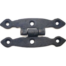 Herşey Trend Antika Tarz Dekoratif Pirinç Dar Menteşe - 75X39 Mm, Oksit