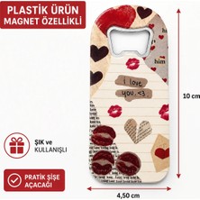 LUXMON Ps Love Aesthetic Buzdolabı Magnetli Şişe Kapak Açacağı