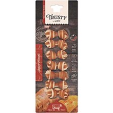 Empressco Sağlıklı ve Lezzetli 6cm Tatlı Patatesli Köpek Kemiği 7li Paket 140GR