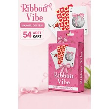 LUXMON Ribbon Vibe Iskambil Kartı Destesi Estetik