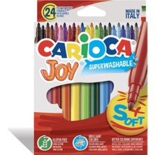 Sinerjim Carioca Joy Süper Yıkanabilir Keçeli Boya Kalemi 24’lü 40615