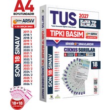 Karakutu Yayınları 2027 TUS Klinik Tıp Bilimleri ÖSYM Çıkmış Soru Tıpkı Basım Son 10 Yıl 18li Deneme Kitapçığı