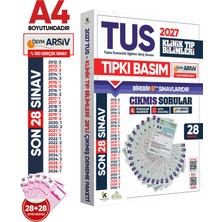 Karakutu Yayınları 2027 TUS Klinik Tıp Bilimleri ÖSYM Çıkmış Soru Tıpkı Basım Son 15 Yıl 28li Deneme Kitapçığı