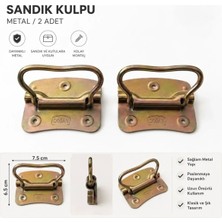 Doğan Dgn1 Küçük Sandık Kulbu Sandık Tutma Taşıma Kulpu (2 Adet)