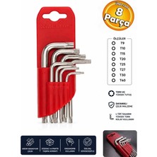İzeltaş Izeltaş 7108 Torx Allen Anahtar Takımı 8 Parça L Torx Seti