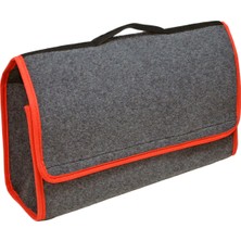Nyf Bagaj Çantası Organizer Halı Taşınabilir Füme-Kırmızı 40X15X21 cm