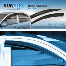 Sunplex Fiat Scudo 2021+ Jumpy/Zafira/Expert/Vivaro/Proace/Ulysee Cam Rüzgarlığı 2 li SP-S-144