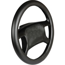 NYF F-01 Geçmeli Direksiyon Kılıfı Düz Siyah 38 cm