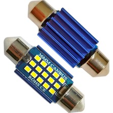 Carub 12V-24V Sofit Ampul 36 mm 15 Led Canbus Metal Beyaz BR0402243
