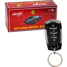 Carpi Açma Kapama 12V Siyah-Krom Kumandalı 4 Tuşlu Sinyal Çıkışlı BR4602607