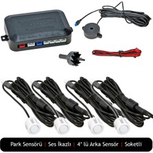 Carub Park Sensörü Ses İkazlı Beyaz 18,5 mm 4 lü BR0015905