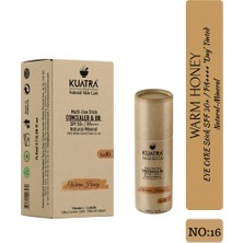 Kuatra Warm Honey Natural-Mineral Stick Concealer & Bb | Spf 50+ Pa++++ | Çok Amaçlı Nemlendirici, Leke Karşıtı, Vitamin C, Renkli Bakım