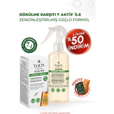 Yoon 2'li Hızlı Saç Uzatan, Saç Dökülmesine Karşı, 7 Aktifli Biberiyeli Saç Serumu 50 ml, Bakım Suyu 200 ml Set