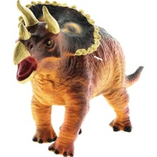 Sinerjim Yumuşak Plastik Dinozor Figür - Triceratops