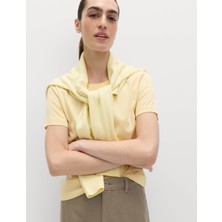Marks & Spencer Saf Pamuklu Yuvarlak Yaka T-Shirt