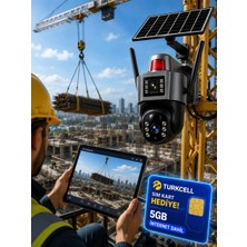 O-Kam 7015 6MP UltraHD 4G Solar Akıllı Güvenlik Kamerası Trukcell Sim Kart