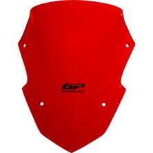 GP Kompozit Yamaha XMAX 250 Tech Max 2024-2026 Uyumlu Spor Ön Cam Kırmızı - 37 cm