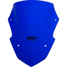 GP Kompozit Yamaha XMAX 250 Tech Max 2024-2026 Uyumlu Spor Ön Cam Mavi - 37 cm