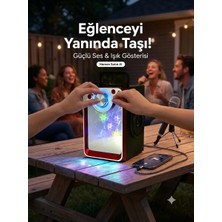 MMctech Bluetooth Hoparlör Rgb Ledli Kumandalı USB Tf Fm Radyo Hoparlör KTS-822S
