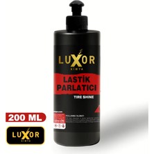 Luxor Kimya 200 ml Lastik Parlatıcı Siyah Renk ile Lastik Yanağını Canlandıran Ekonomik Çözüm