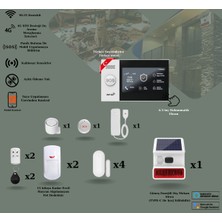 Akıllı Güvenlik Obiem Alarm Sistemleri Ev ve Iş Yeri Uyumlu Güneş Enerjili Dış Siren ve Pet Uyumlu