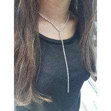 Canka Özel Tasarım Gümüş Y Kolye