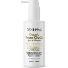 Ozonmax Krem Köpük Ozonlu Yıkama Jeli 200 ML, Cildi Aydınlatır  Cilt Tonunu Eşitler Ferahlık ve Tazelik Verir.
