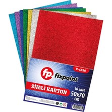 Kısmet Hırdavat Fixpoint Simli Karton 50X70 10’lu Paket