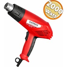 Kapmax KP2610 2 Kademeli 2000 Watt Profesyonel Ayarlanabilir Sıcak Hava Tabancası