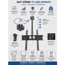 BT Bayır Teknoloji Televizyon Tavan Askı Aparatı 39" 55" Maksimum 93 CM