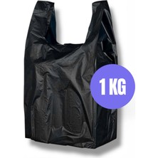 Siyah Atlet Market, Manav, Çöp Küçük Boy Poşet 1 kg