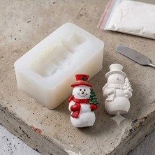 Karakız Kardan Adam Silikon Kalıp 8.5x5x4 Cm