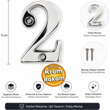 Mom Osena Osns2 Zamak Rakam Krom Vidalı Rakam 2 Numara