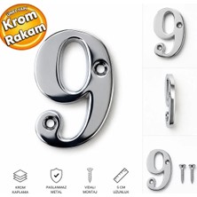 Mom Osena Osns9 Zamak Rakam Krom Vidalı Rakam 9 Numara