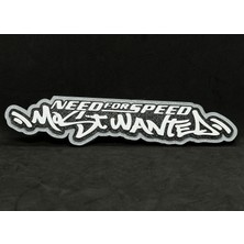 Goka 3D Craft Need For Speed(Nfs) Most Wanted Temalı 3D Duvar Dekoru - 18 cm Slim Versiyon (Çift Taraflı Bantlı)
