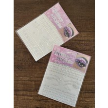 2 Adet Inci Taşlı Yapıştırma Tırnak Saç Makyaj Stickerı  Yüz Taşı Yapışkanı Taş Sticker